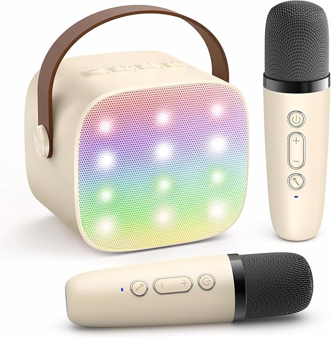 Bluetooth Karaoke Microphone and Speaker Set Bowlift