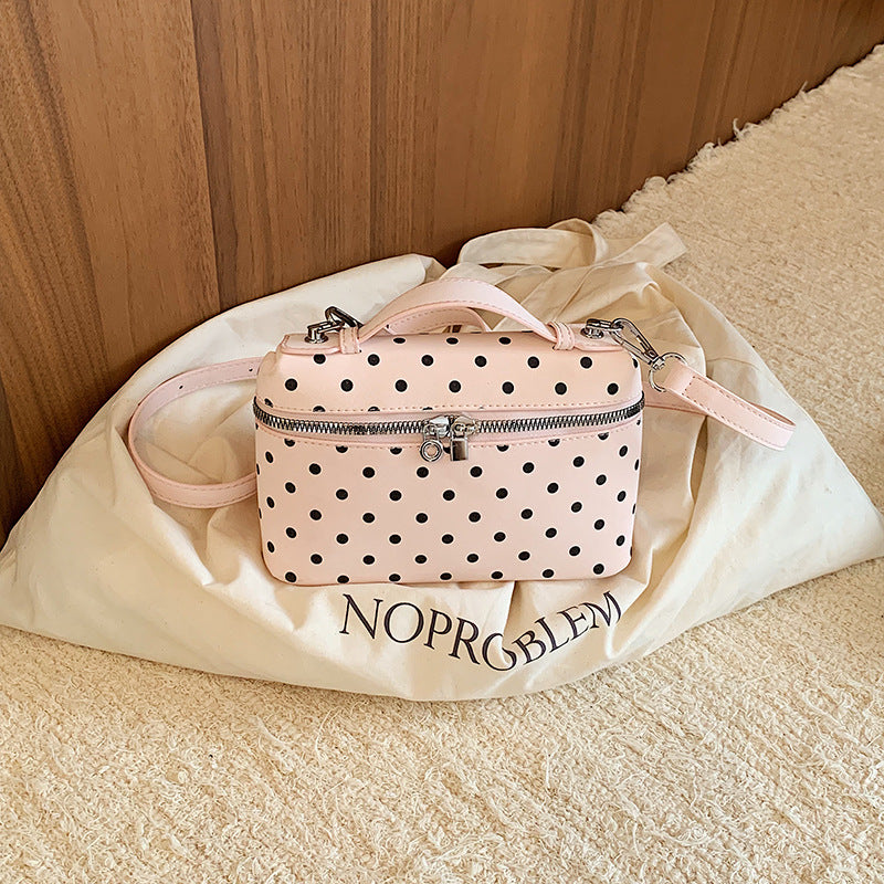 Polka Dot Fashion Handheld Carrier Bowlift