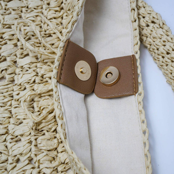 Fashionable Macrame Shopper Bag Bowlift