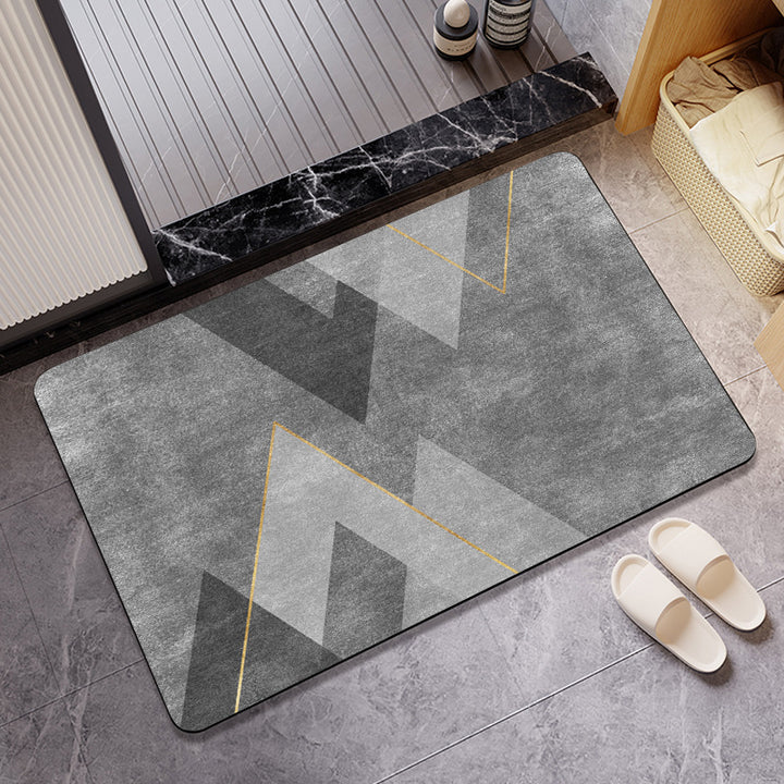 Stylish Patterned Bath Mat Bowlift