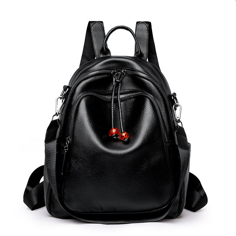 Premium Leather Travel Backpack Bowlift