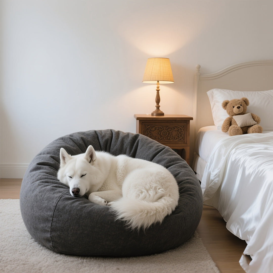 Cozy Oversized Bean Bag Dog Bed