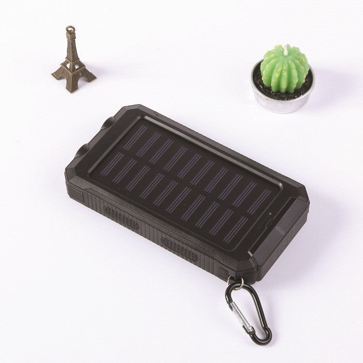 Solar Power Bank with Durable Housing and LED Charging Indicator Bowlift