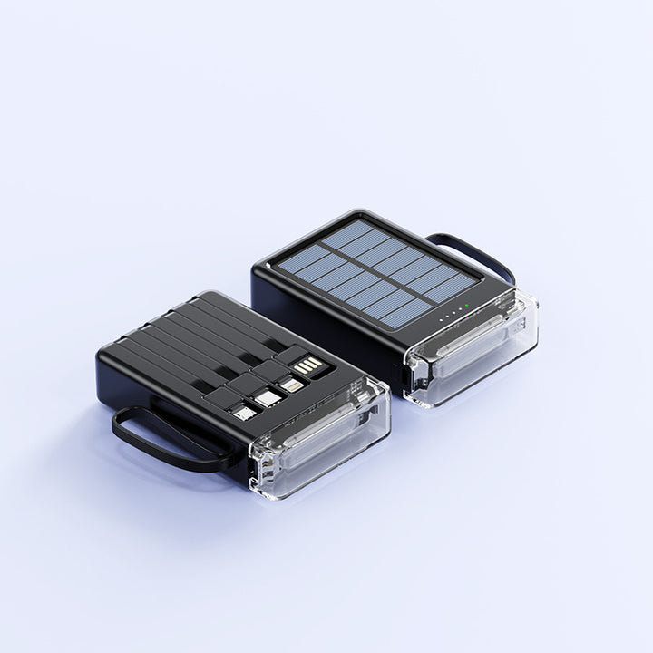 Solar power bank with multifunctional design and integrated fast charging function Bowlift