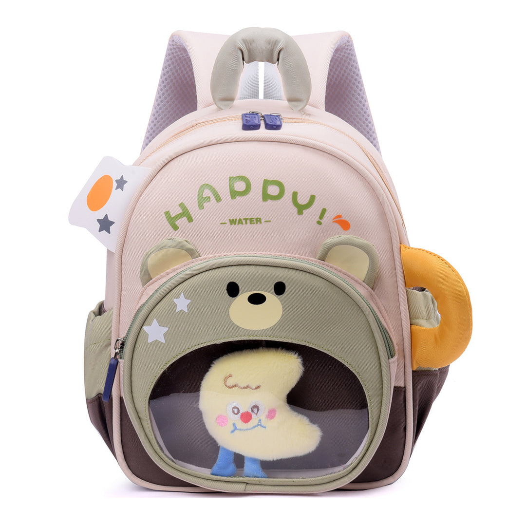 Cute Bear-Themed Backpack Bowlift