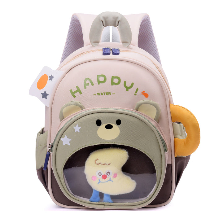 Cute Bear-Themed Backpack Bowlift