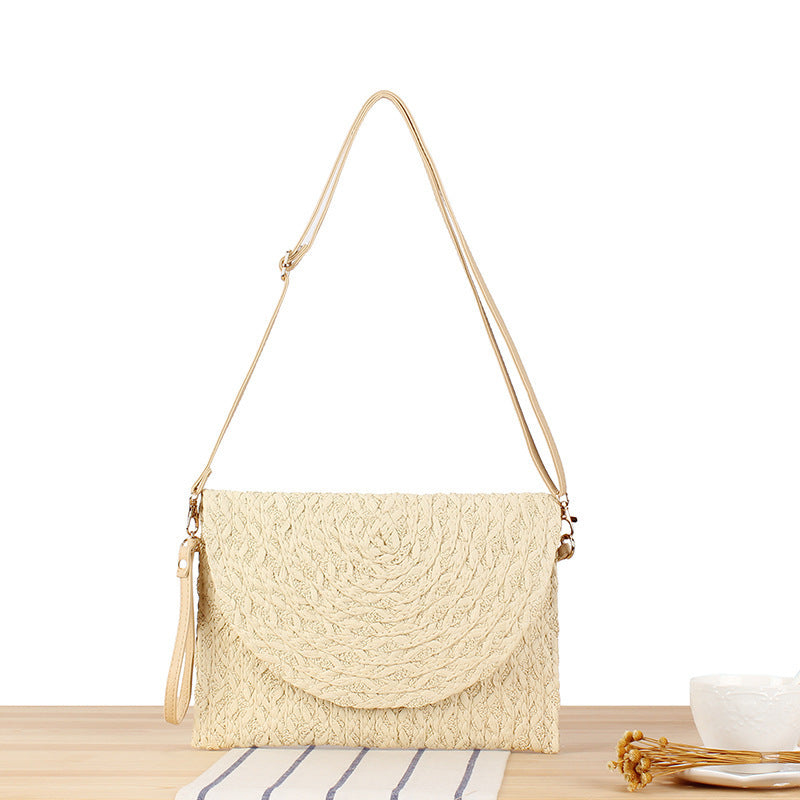 Handbag in Elegant Woven Design Bowlift