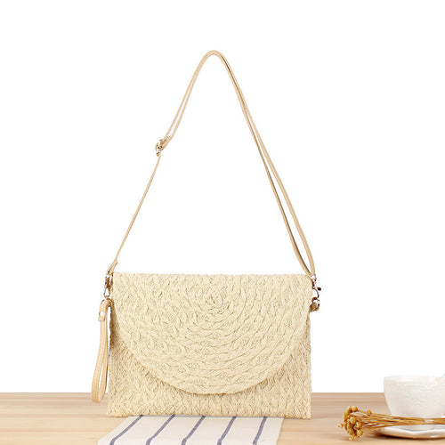 Handbag in Elegant Woven Design Bowlift