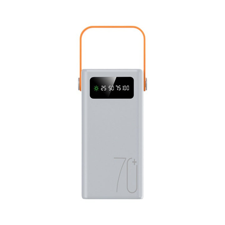 Portable solar charger with multifunctional LED display Bowlift