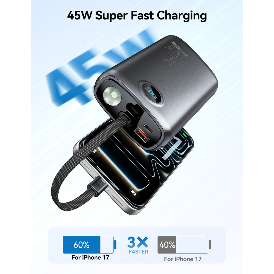 High-performance charger with LED display Bowlift