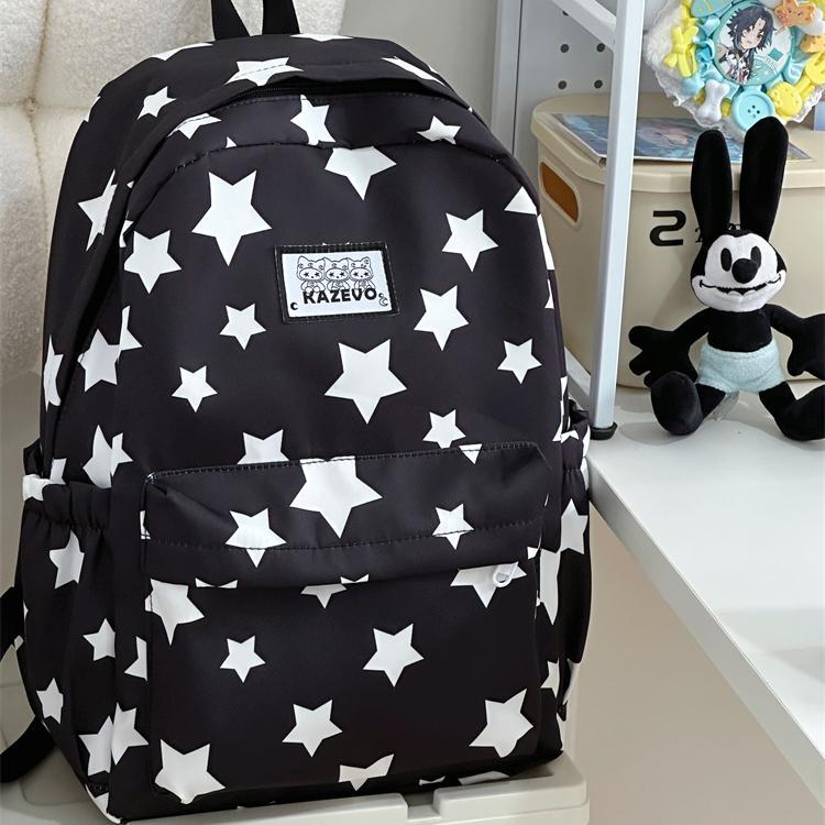 Stylish Star-Pattern Backpack Bowlift