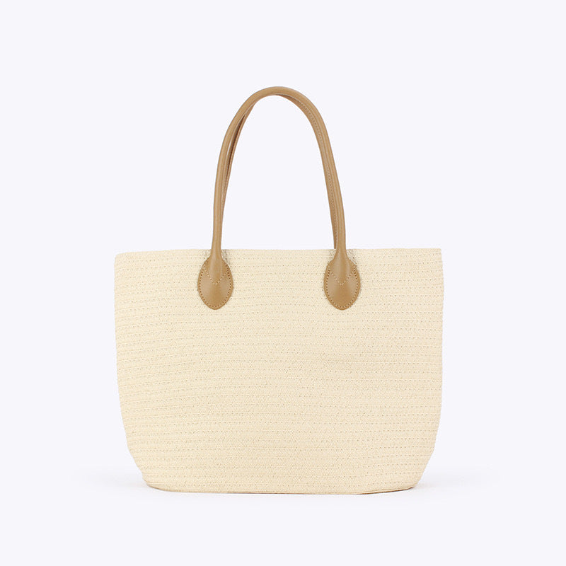 Everyday-friendly tote bag with leather handles Bowlift