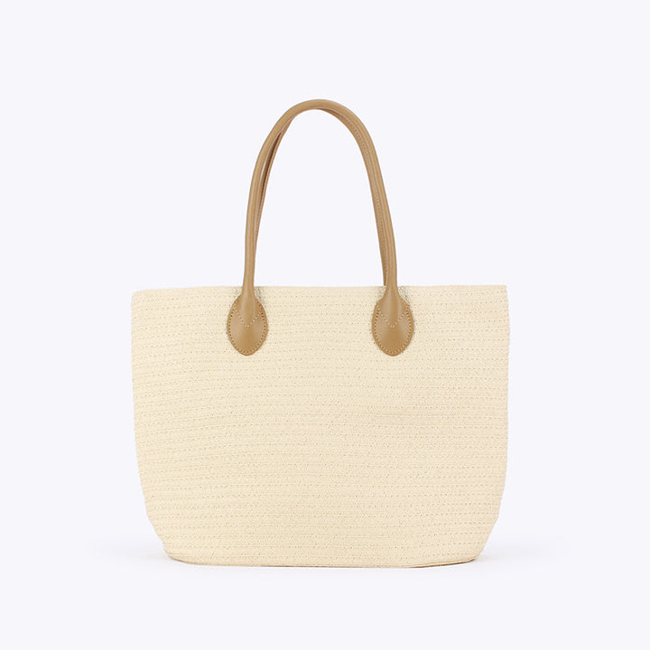 Everyday-friendly tote bag with leather handles Bowlift