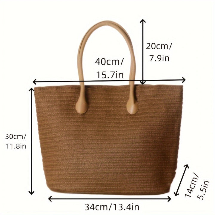 Handbag Made of Textured Natural Material Bowlift
