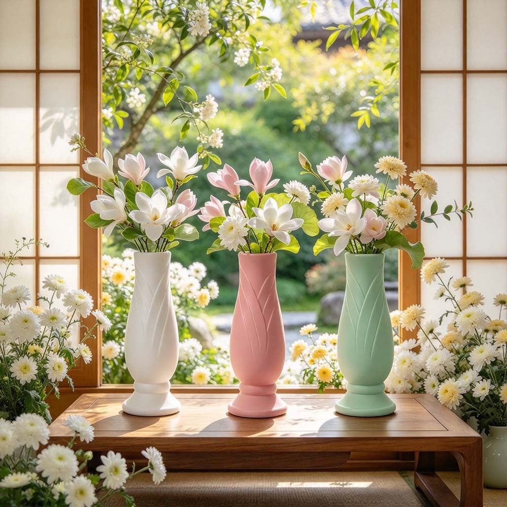 Elegant Leaf-Patterned Decorative Vase Bowlift