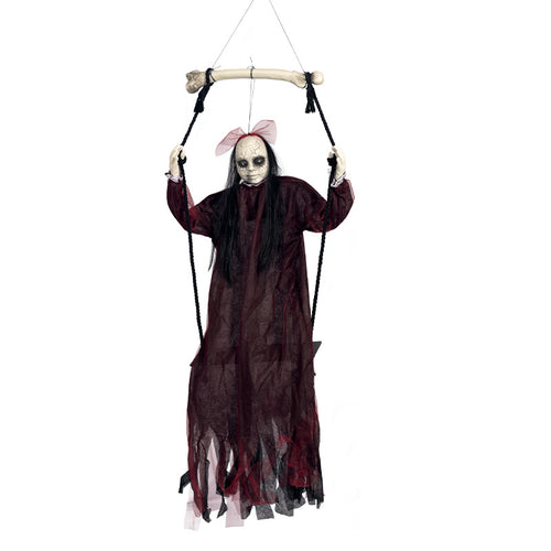 Creepy Hanging Doll Decoration Bowlift