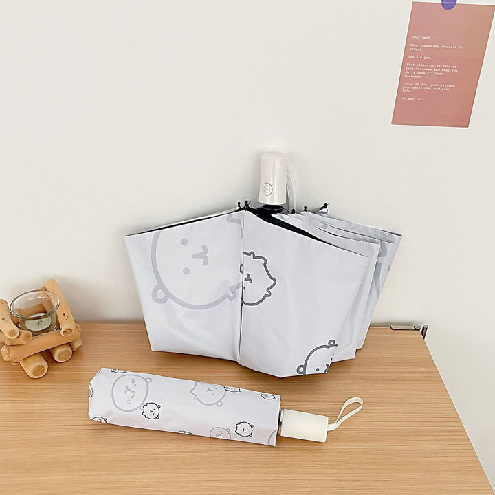 Women's Foldable Umbrella with Cute Animal Design Bowlift
