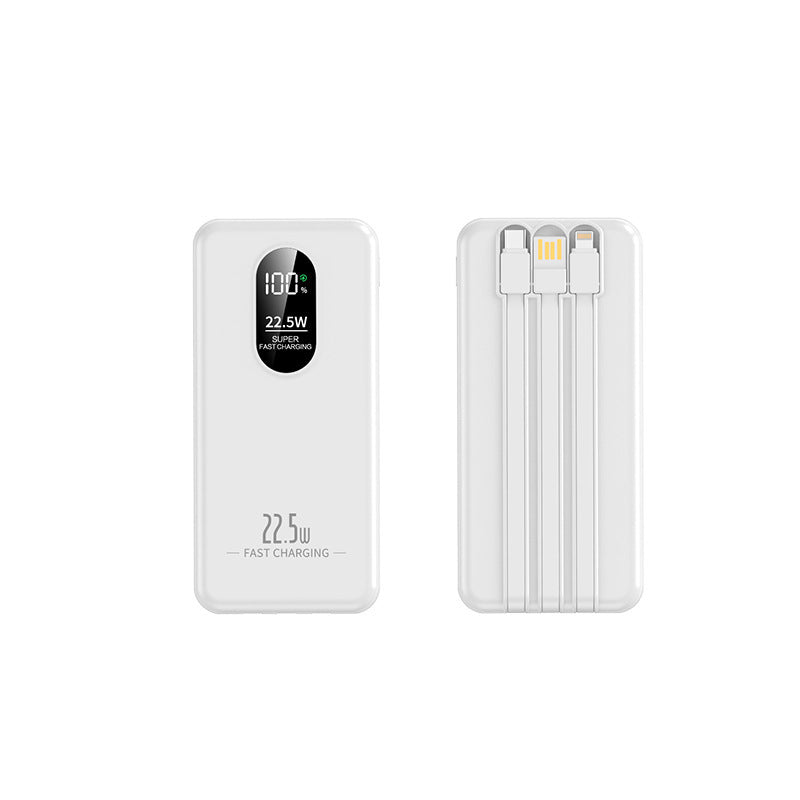 Portable power bank with intelligent fast charging function and digital capacity display Bowlift