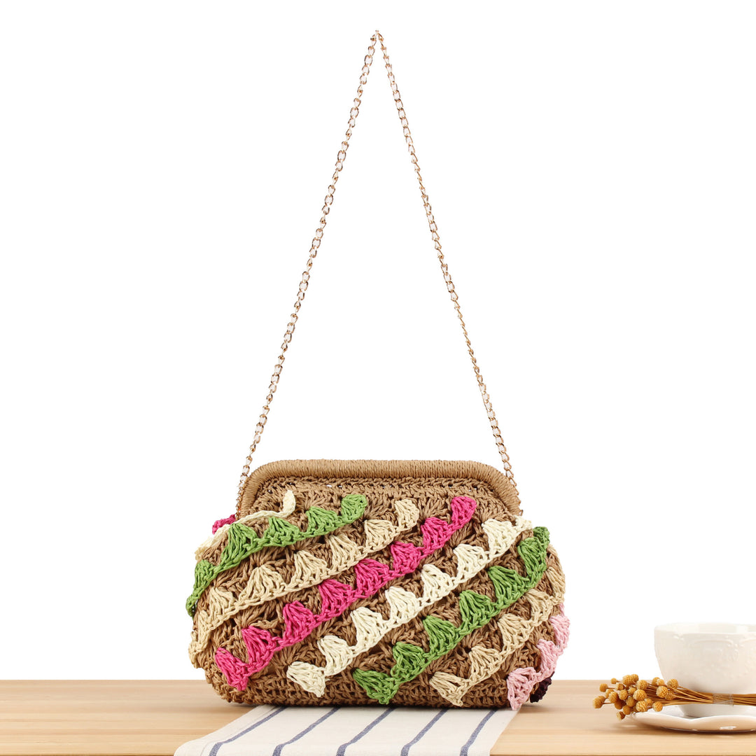 Handbag in Creative Woven Design Bowlift