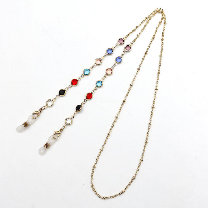 Colorful Beaded Eyewear Chain Bowlift
