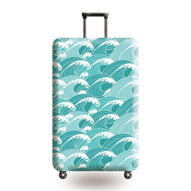 Women's Hard Shell Suitcase with Ethnic Pattern Bowlift