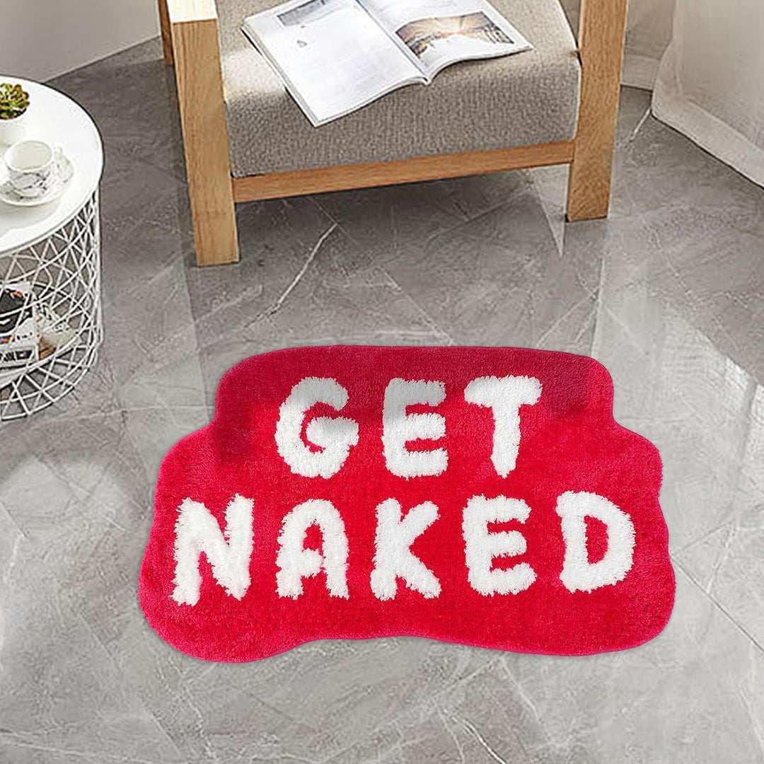 Playful Text Bath Mat Bowlift