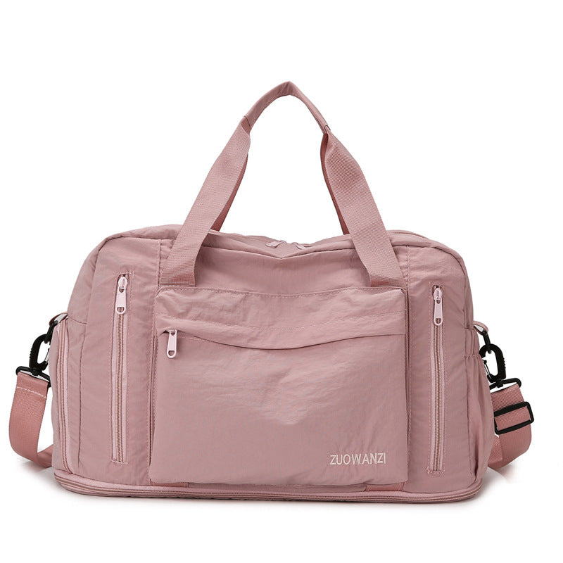 Sporty Shoulder Bag With Integrated Organization System Bowlift