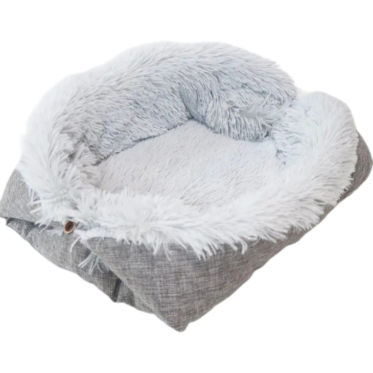 Cozy Plush Dog Bed