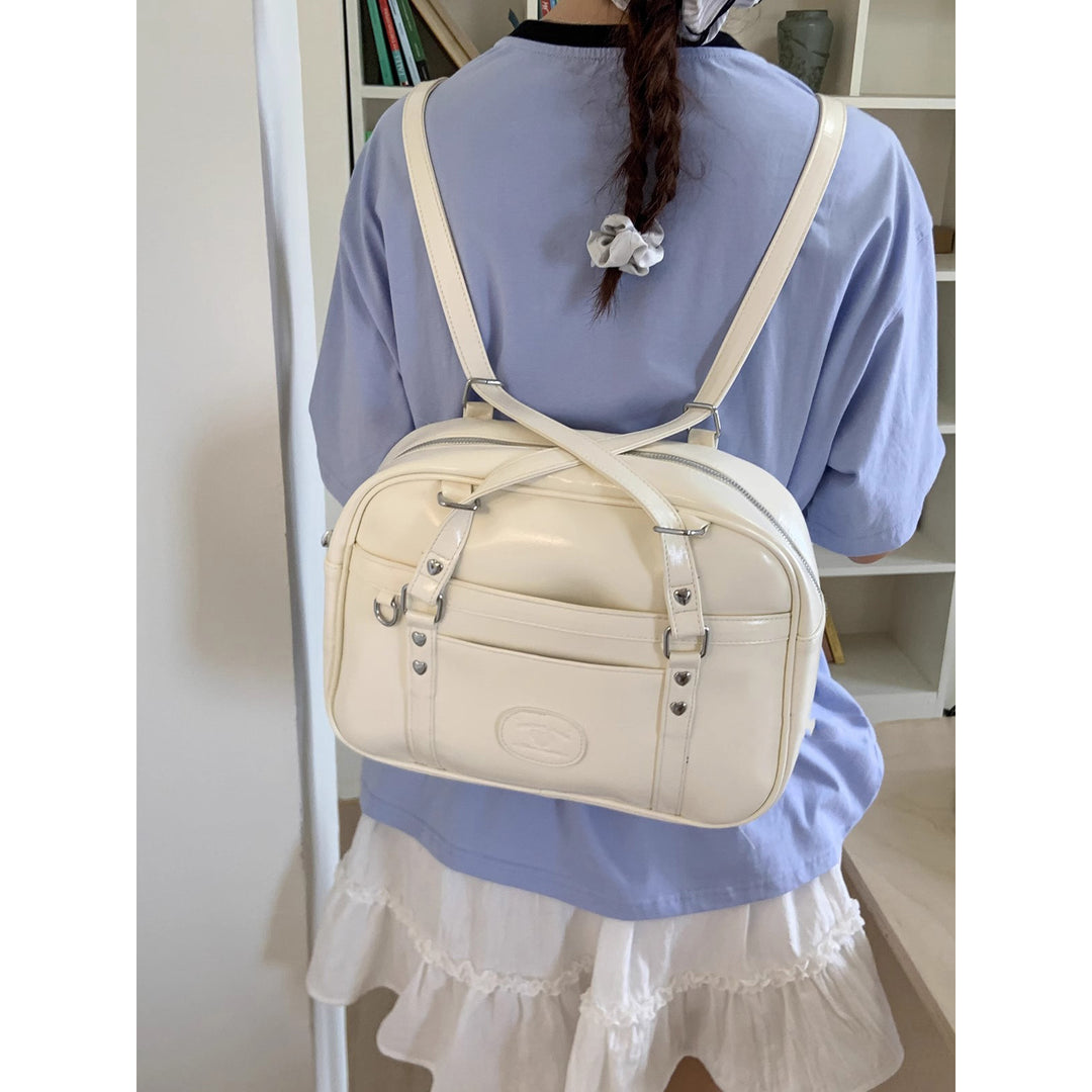 Premium Leather Handheld Satchel Bowlift