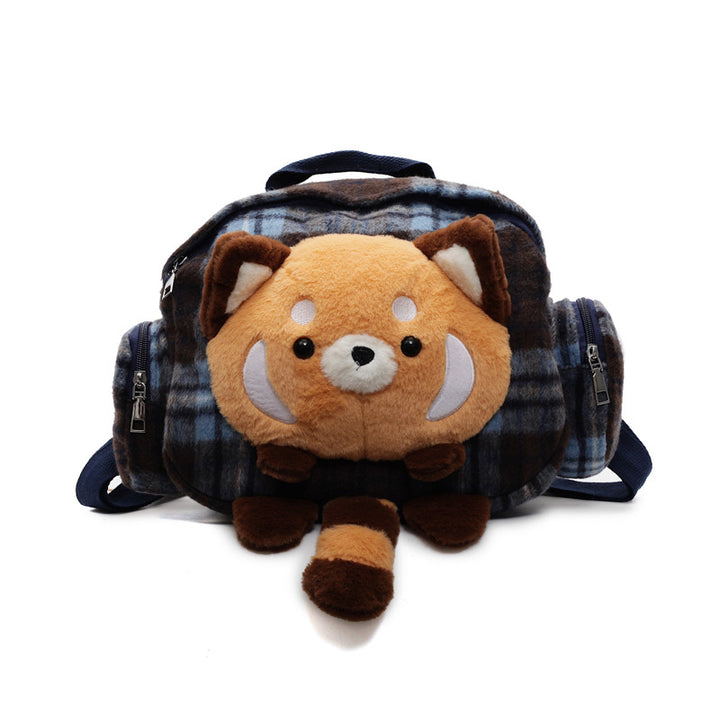 Plush backpack with animal design Bowlift