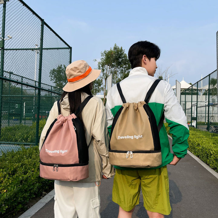 Casual Drawstring Backpack Bowlift