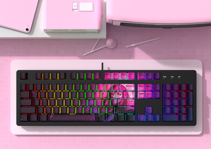 Artistic Themed Mechanical Keyboard Bowlift
