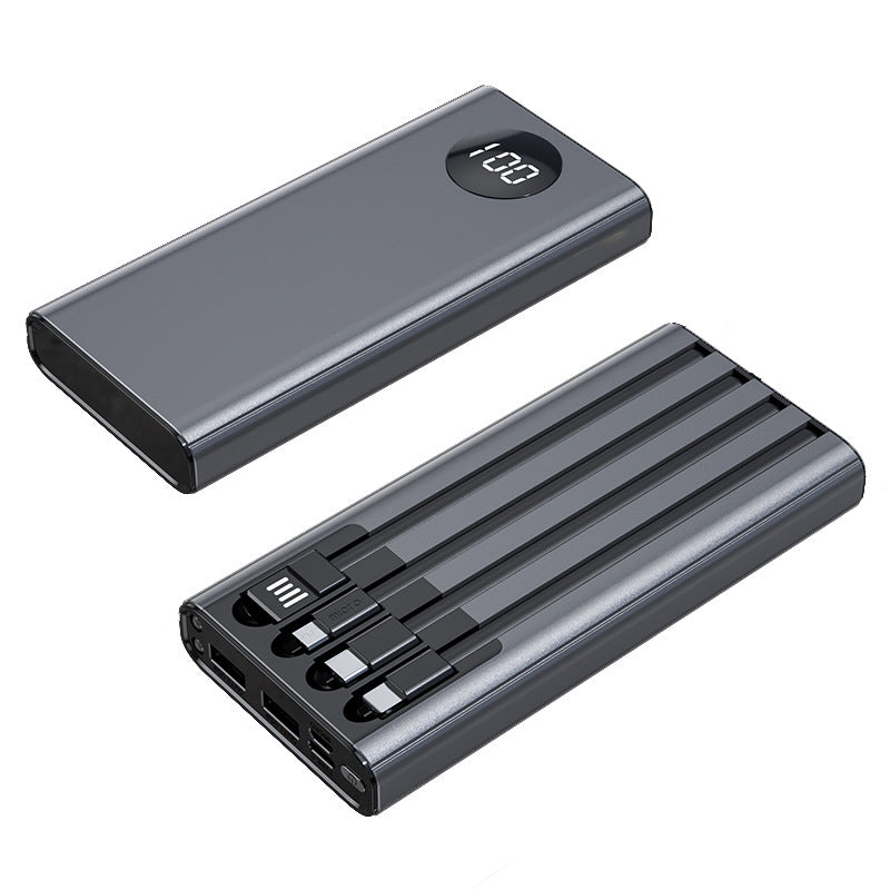 Portable power bank with multifunctional USB port and digital display Bowlift