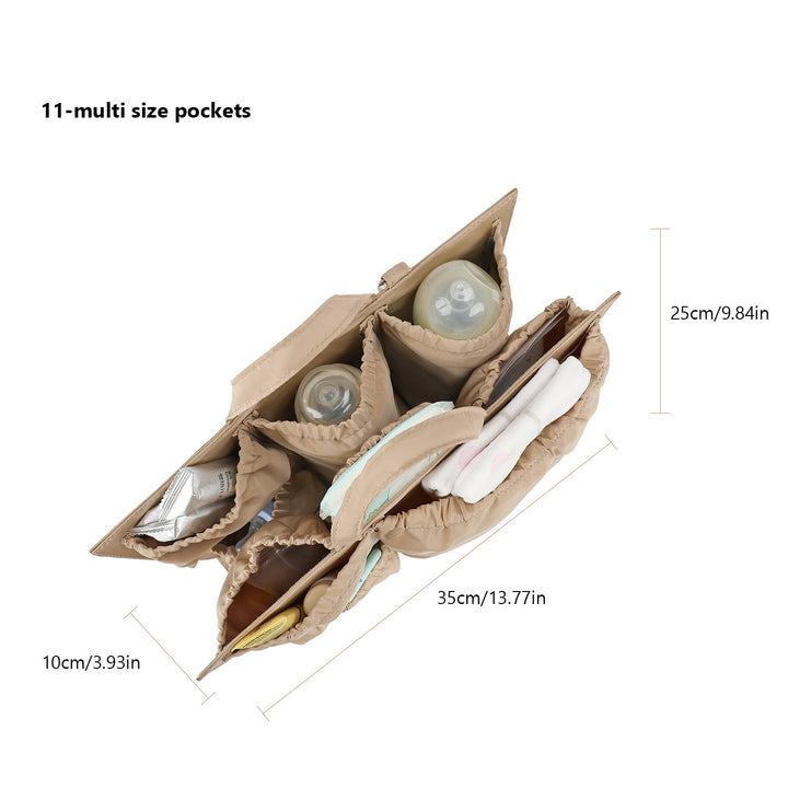 Practical shopping bag with multiple pockets Bowlift