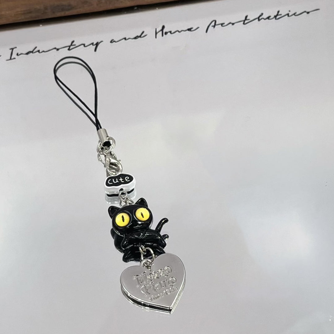 Cute Cat Charm Keychain Bowlift