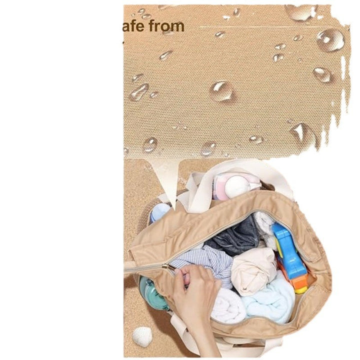 Stylish beach bag with ventilation net Bowlift