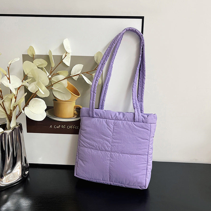 Stylish Quilted Tote Bag Bowlift