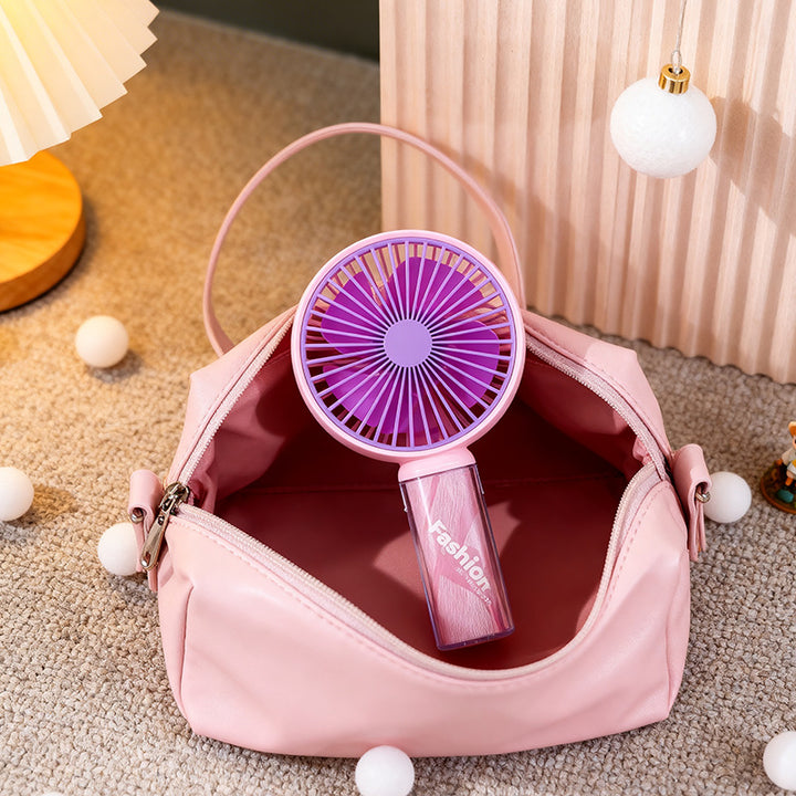 Portable table fan with USB connection and flexible tilt function Bowlift