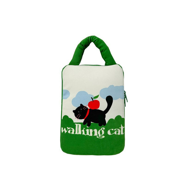 Laptop bag with creative cat pattern Bowlift