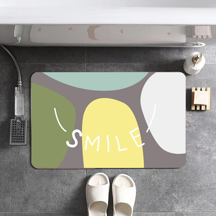 Abstract Landscape Bath Mat Bowlift