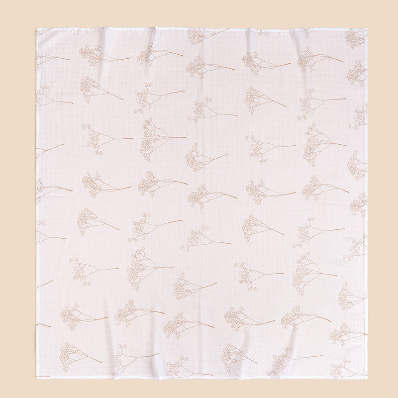 Soft Cotton Muslin Swaddle Blanket Bowlift