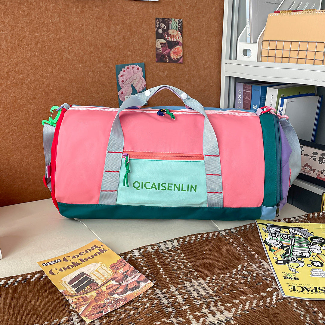 Sporty Fitness Duffel Bag with Multiple Compartments Bowlift