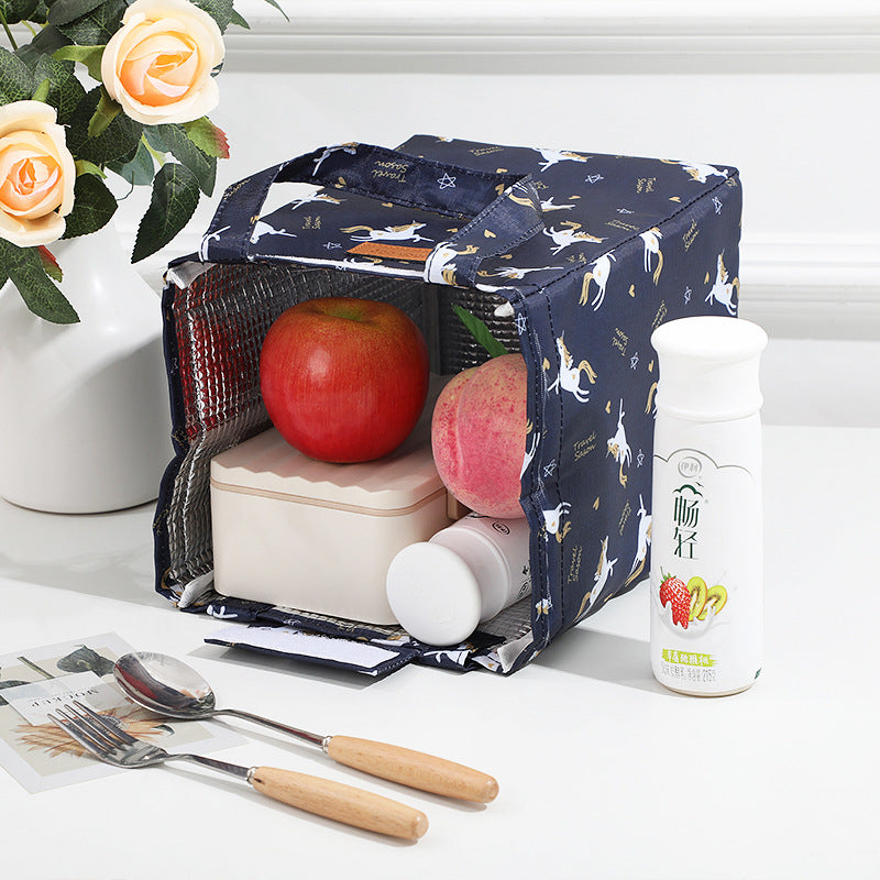 Floral Print Insulated Lunch Tote Bowlift
