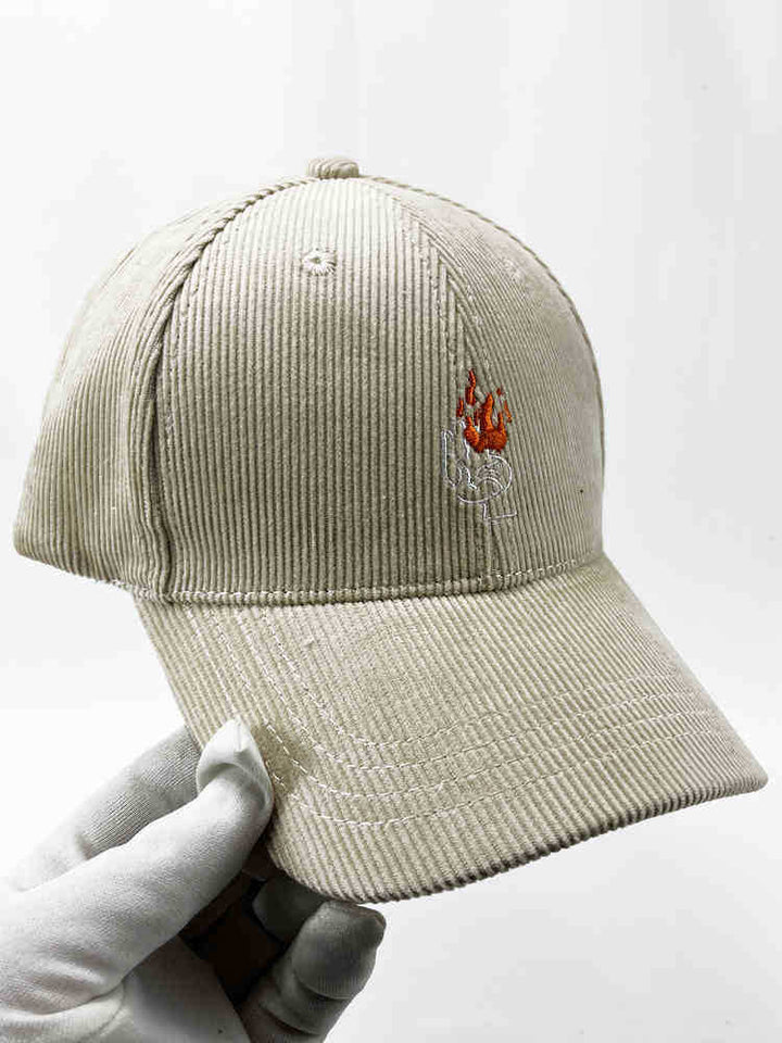 Men's Corduroy Graphic Baseball Cap Bowlift