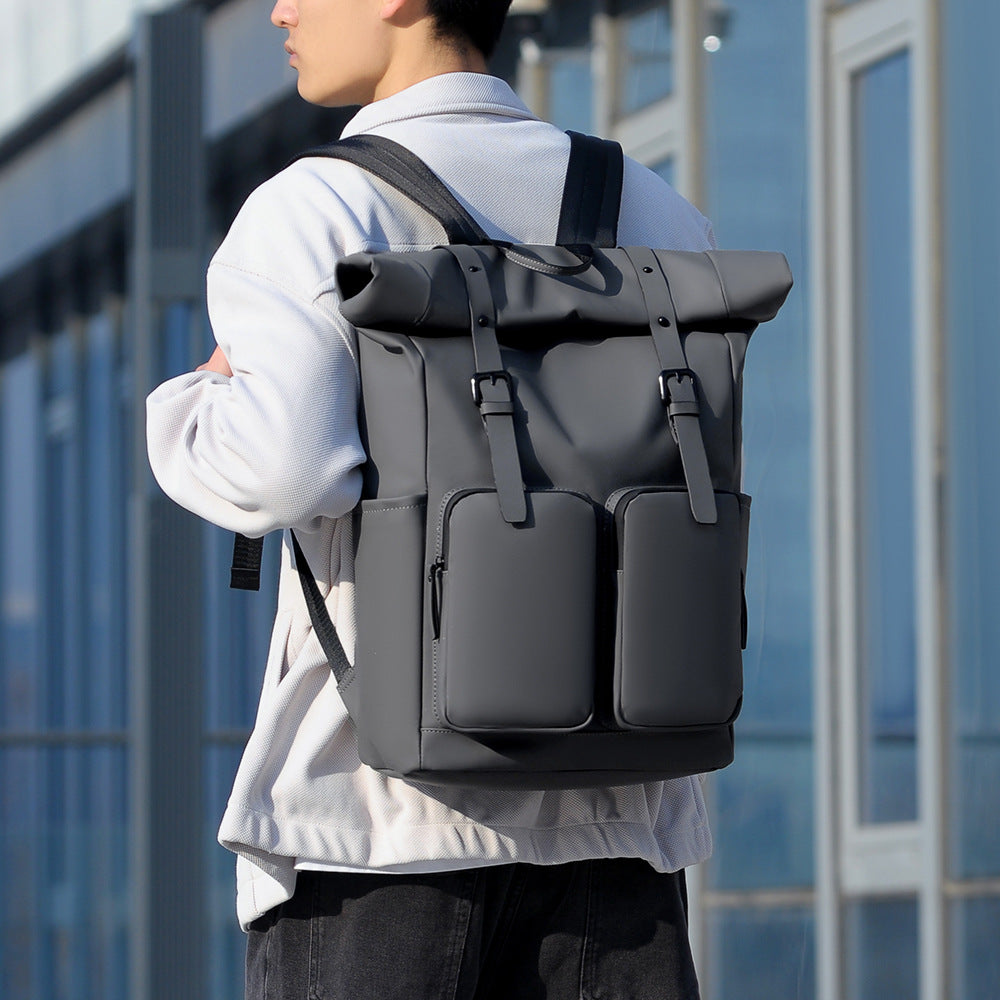 Roll-Top Waterproof Backpack Bowlift