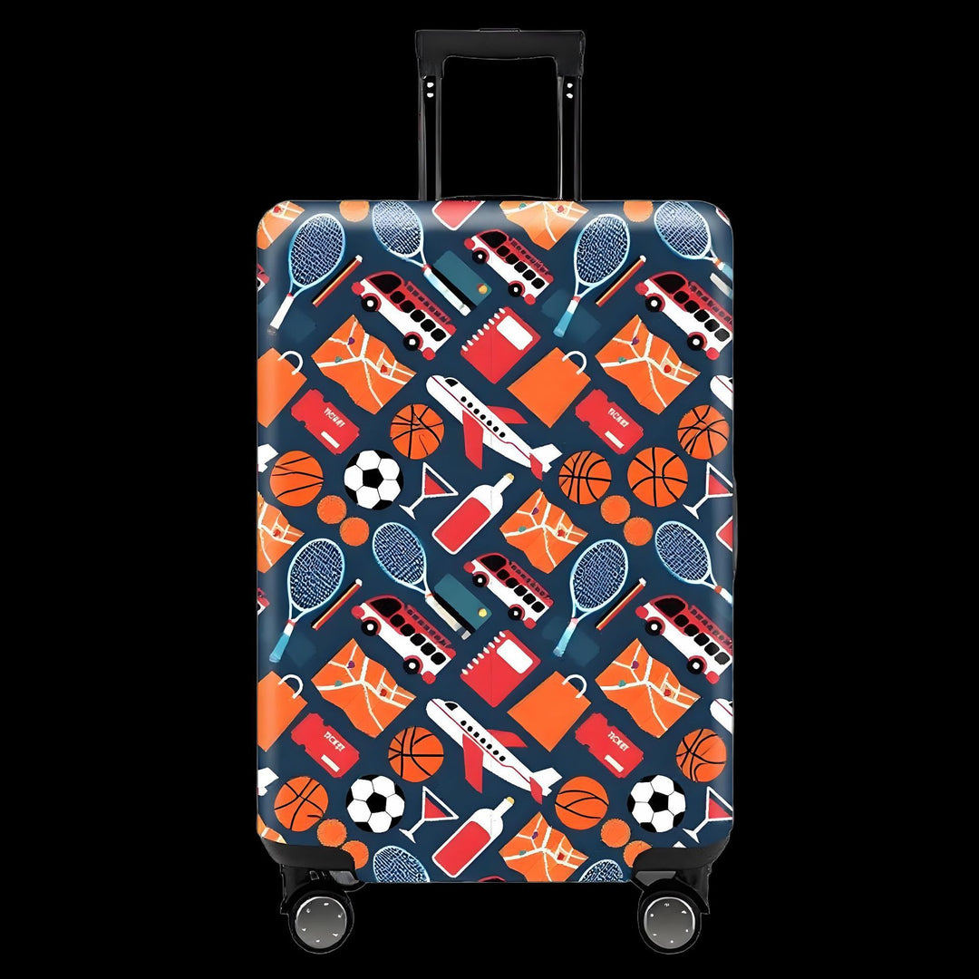 Women's Hard Shell Travel Suitcase with Eye-Catching Phrase Design Bowlift