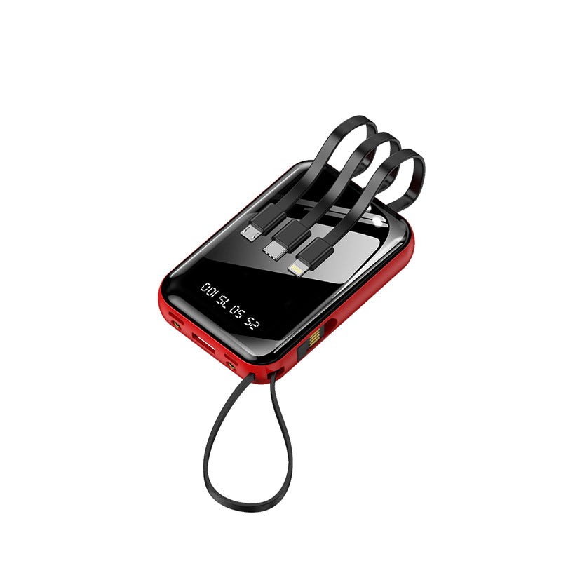 High-performance power bank with digital display and multifunctional connections Bowlift