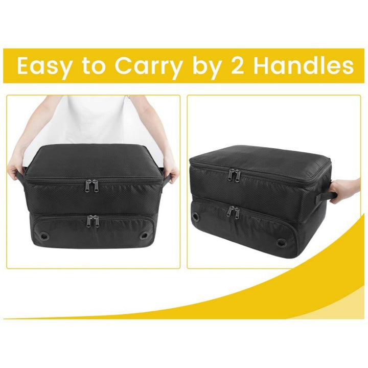 Multi-Compartment Travel Storage Organizer Bowlift