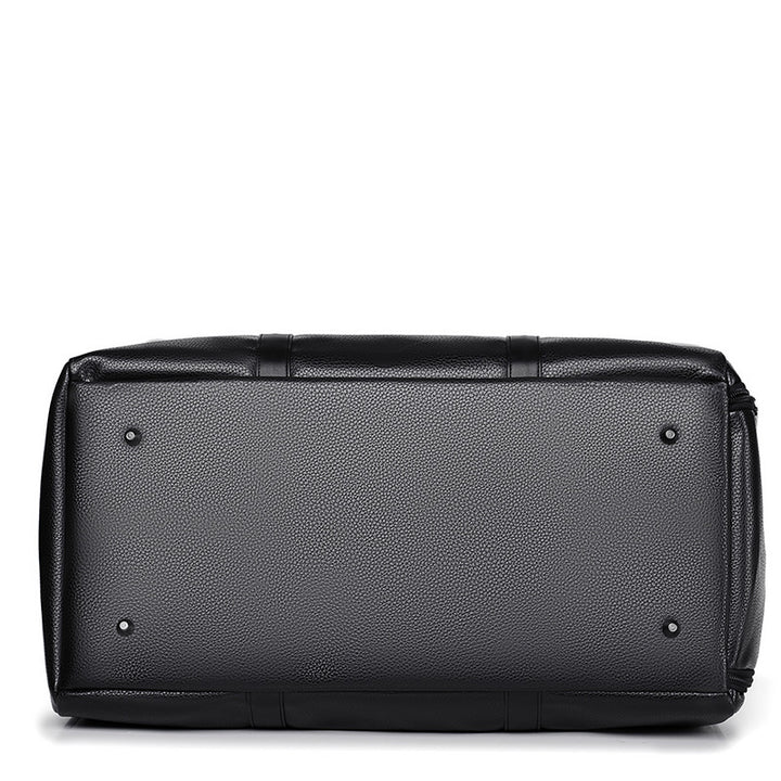 Premium Leather Weekend Duffel Bag Bowlift