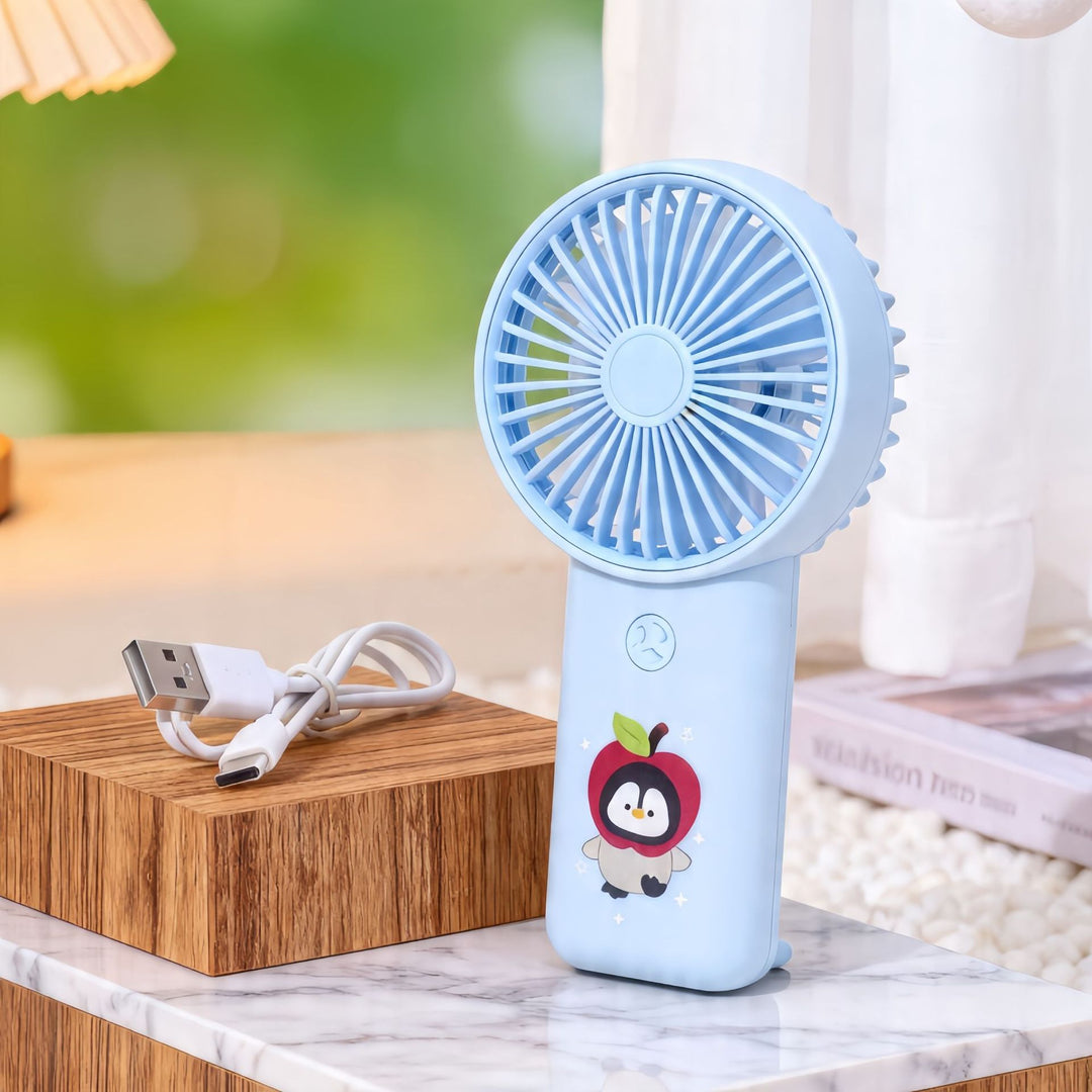 Ladies Portable USB Hand Fan with Elegant Design Bowlift
